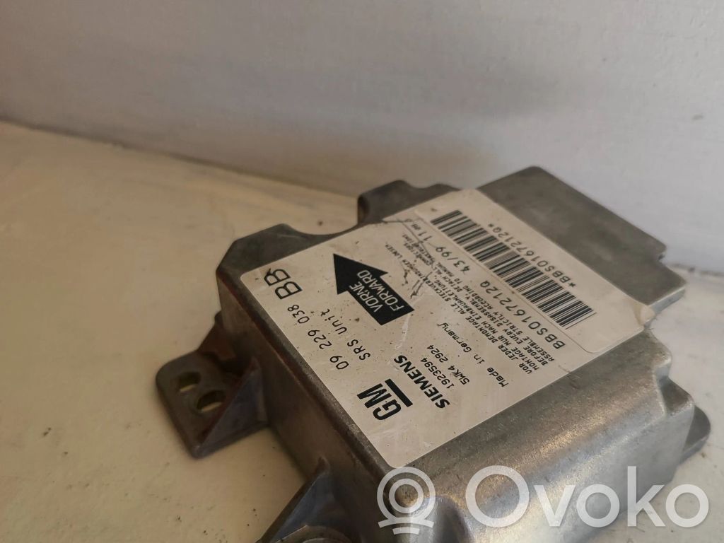 Opel Corsa B Airbag control unit/module 
