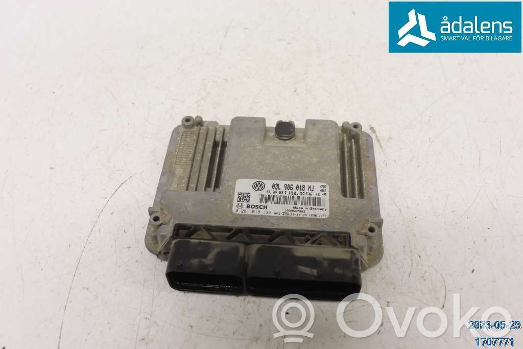 Unité de commande / module d'injection   03L906018NJ,0281018139