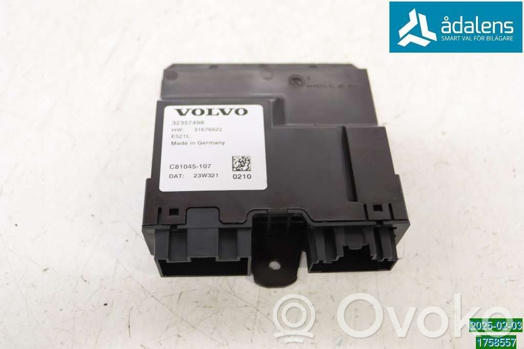 Volvo V90 Cross Country Tailgate/trunk control unit/module 