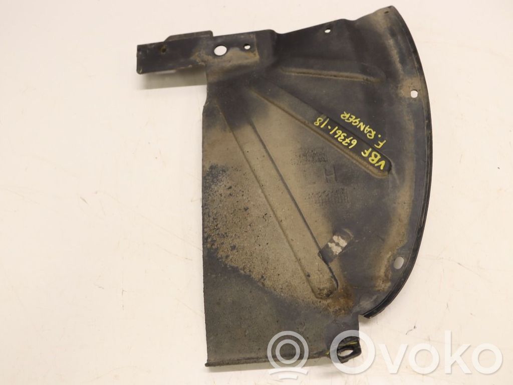 Ford Ranger Front wheel arch liner splash guards 