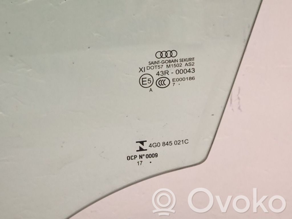 Audi A6 S6 C7 4G Szyba drzwi przednich