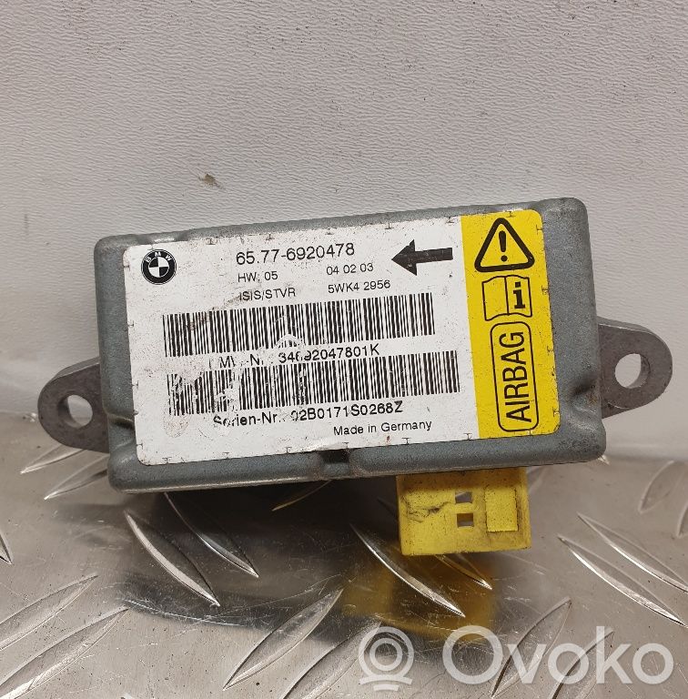 BMW 7 E65 E66 Airbag control unit/module 