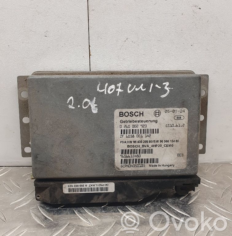 Peugeot 407 Engine control unit/module 
