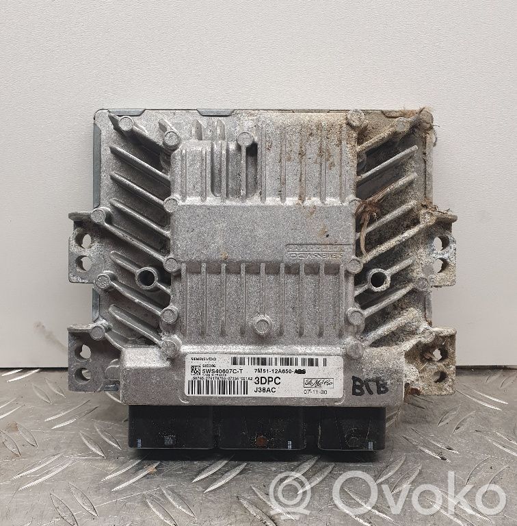 Engine control unit/module   7M5112A650APC,7M5112A650APC,5WS40607CT