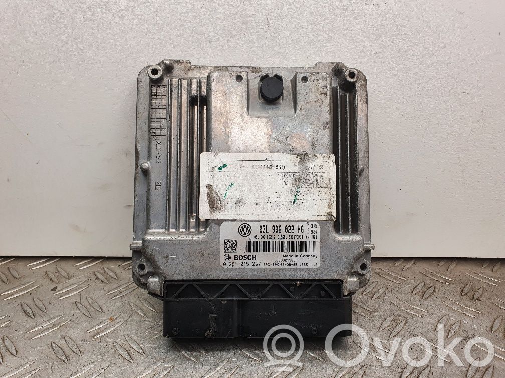 Engine control unit/module   03L906022HG,03L906022HG,0281015237
