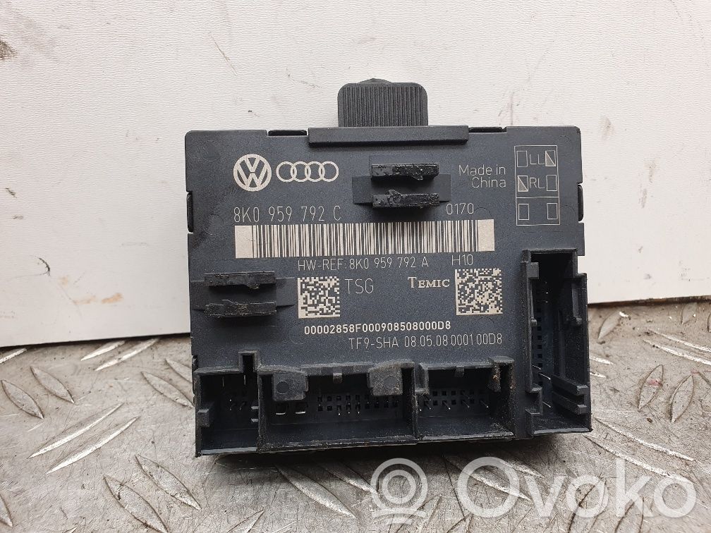 Audi A4 S4 B8 8K Oven ohjainlaite/moduuli 