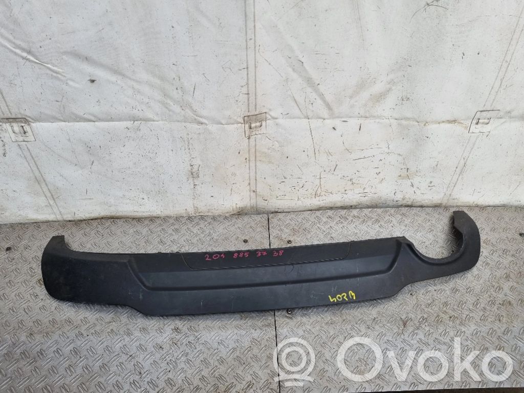 Mercedes-Benz C W204 Moldura inferior del parachoques trasero 