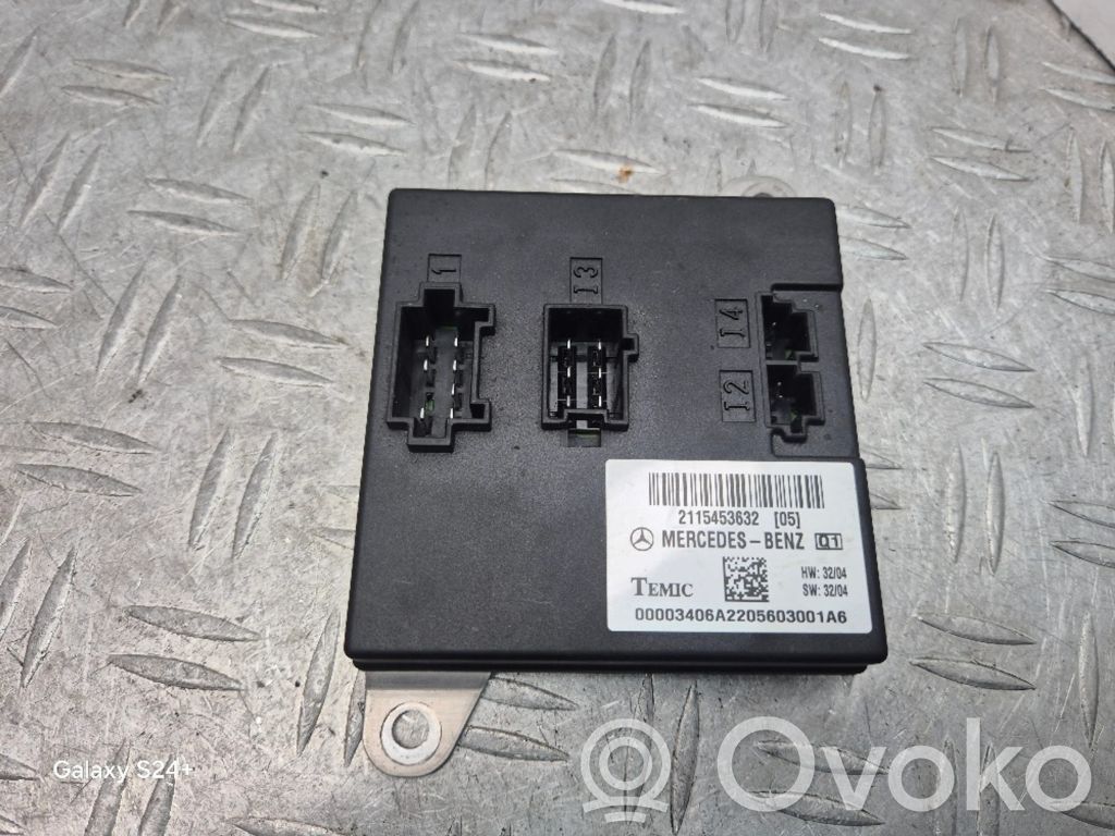 Mercedes-Benz CLS C219 Comfort/convenience module 