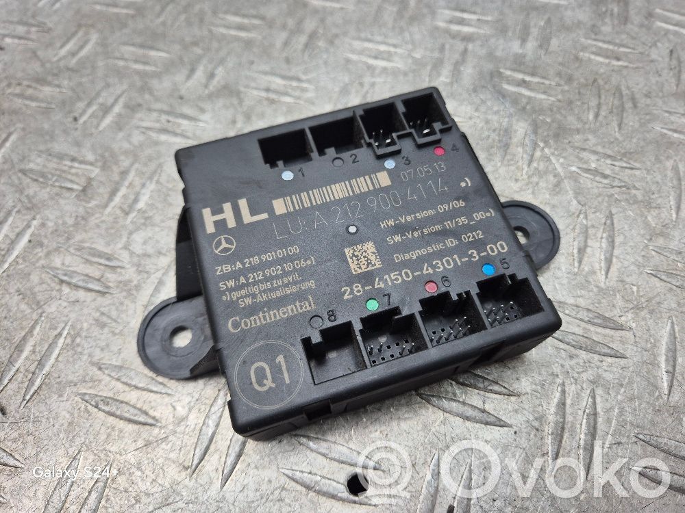 Mercedes-Benz E W212 Sterownik / Moduł drzwi 