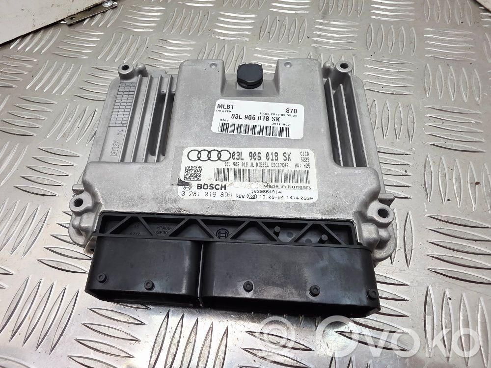 Engine control unit/module   03L906018SK,0281019895