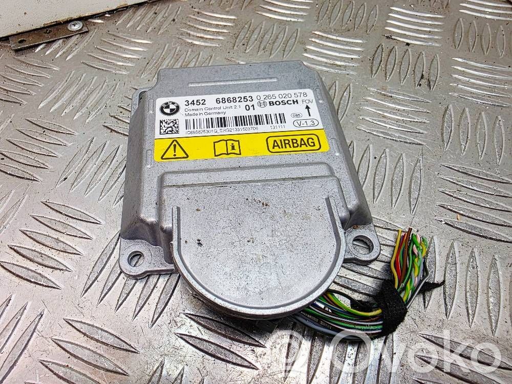 BMW 3 F30 F35 F31 Unidad de control/módulo del Airbag 