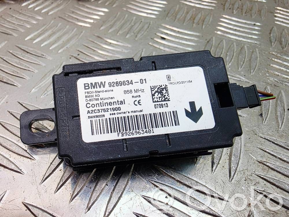 BMW 3 F30 F35 F31 Alarm control unit/module 