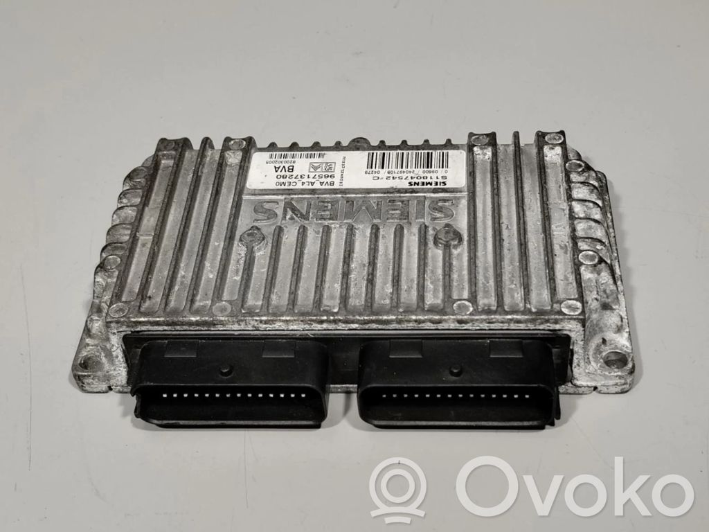 Peugeot 206+ Unitate control motor/modul ECU 