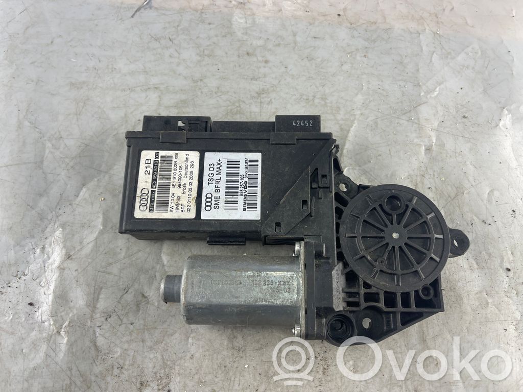 Audi A8 S8 D3 4E Front door window regulator motor 