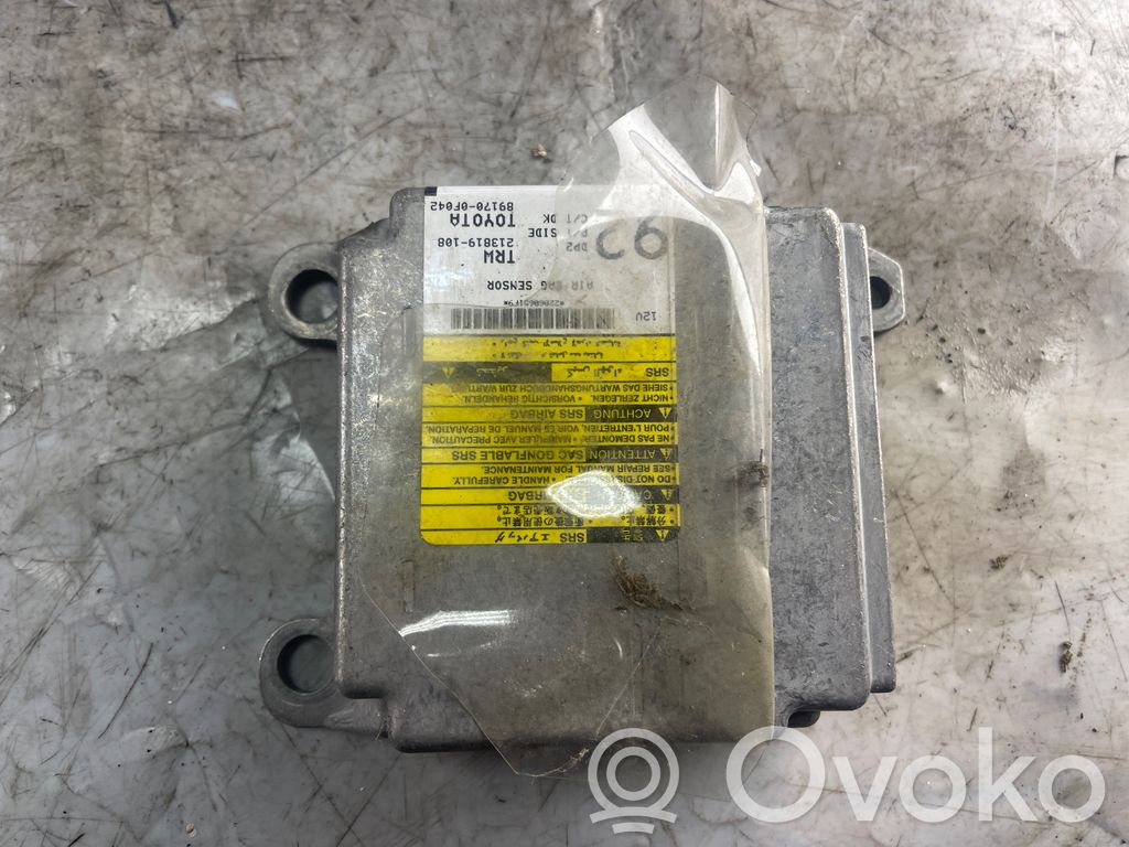 Toyota Corolla Verso E121 Airbag control unit/module 