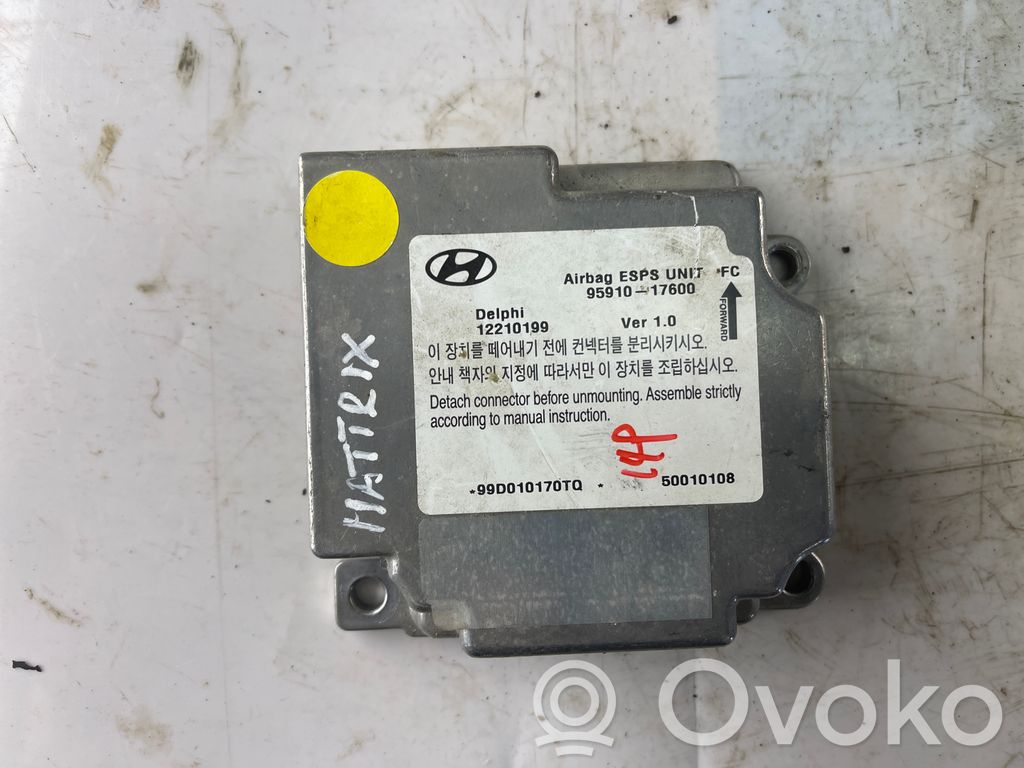 Hyundai Matrix Airbag control unit/module 