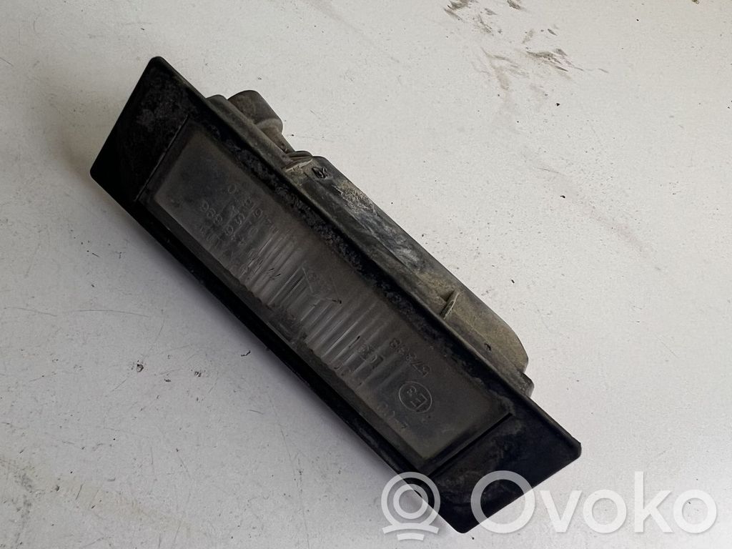 Renault Scenic RX Éclairage de plaque d'immatriculation 