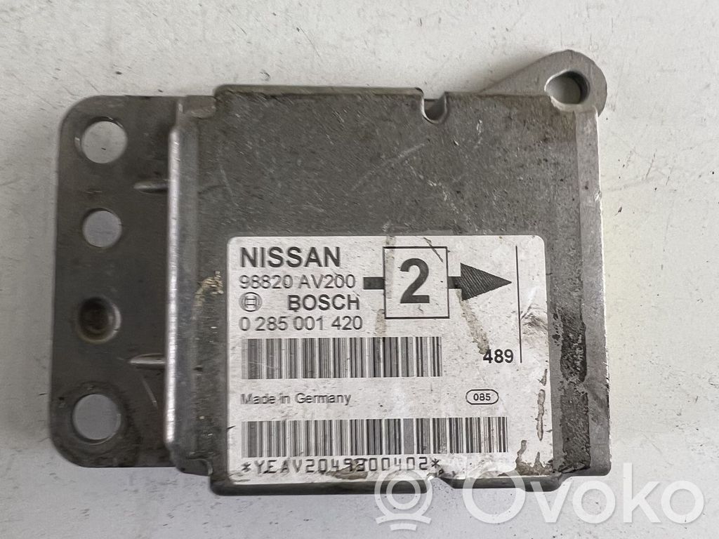 Nissan Primera Airbag control unit/module 