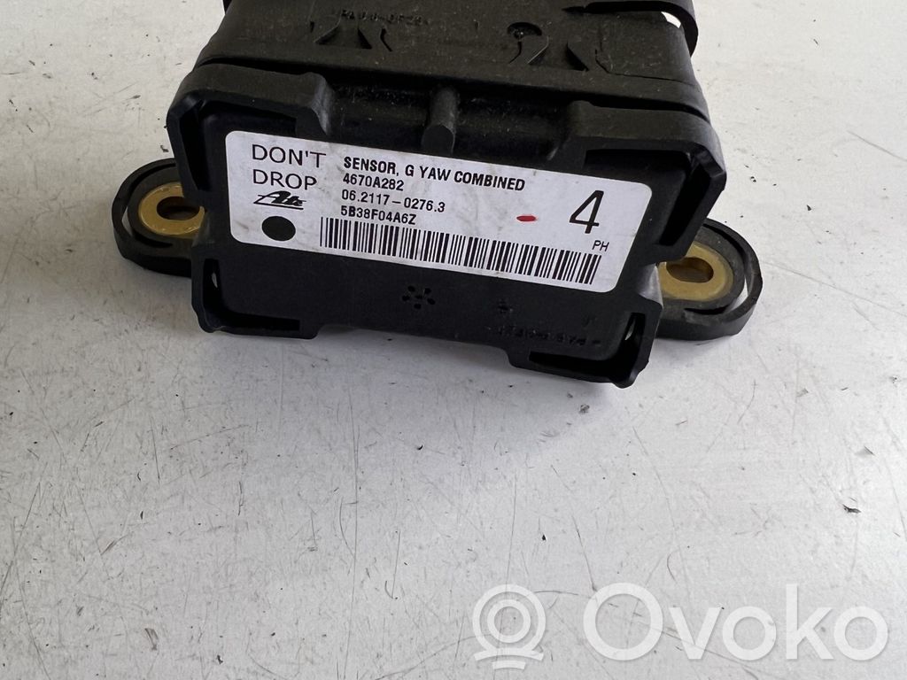 Peugeot 4007 ESP acceleration yaw rate sensor 