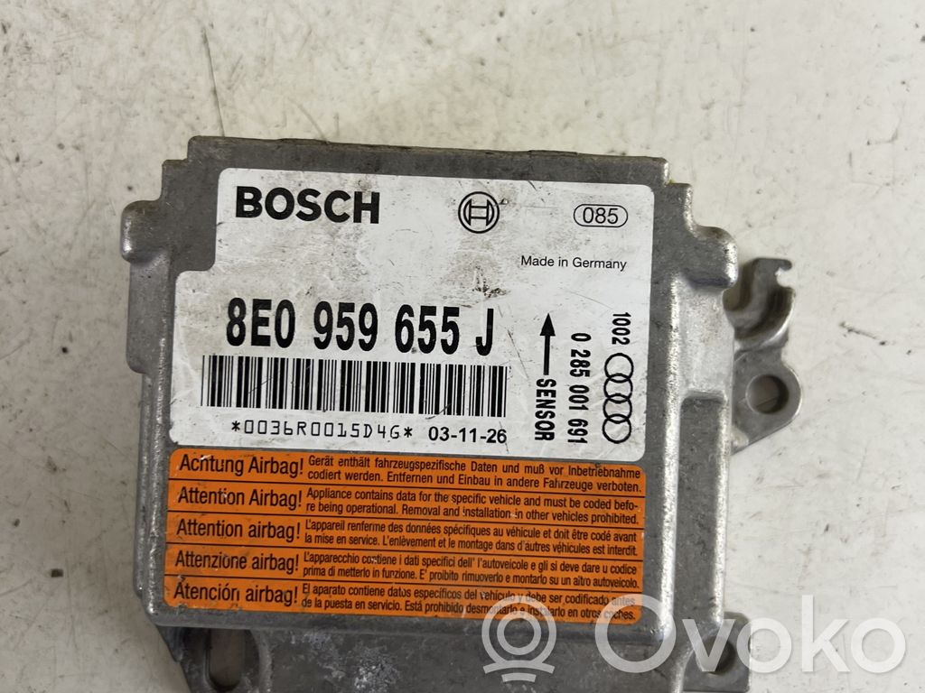 Audi A4 S4 B6 8E 8H Sterownik / Moduł Airbag 