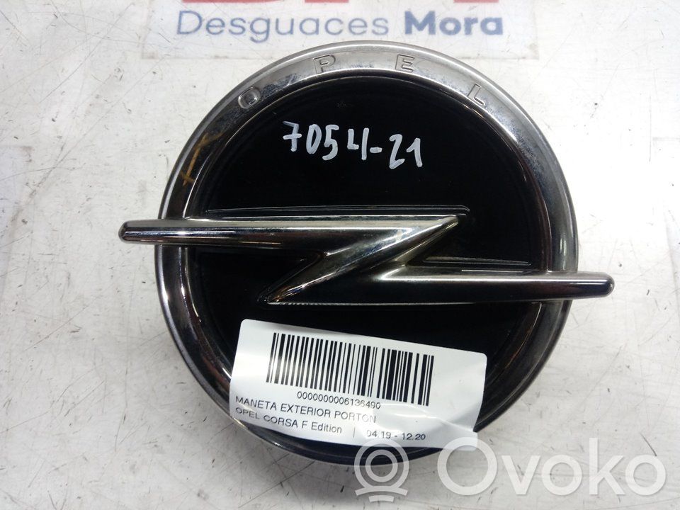 Opel Corsa F Takaoven ulkokahva