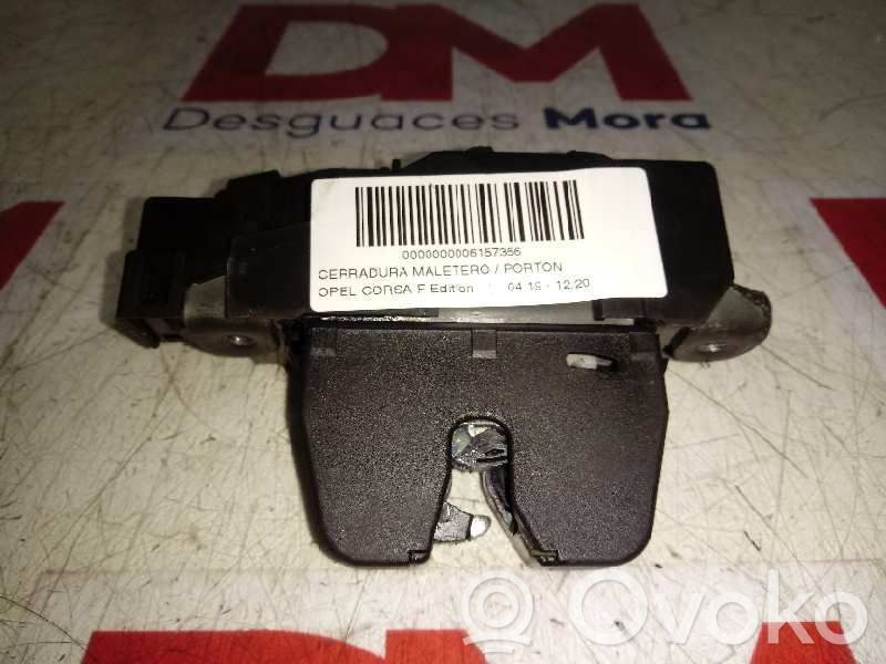 Opel Corsa F Tailgate lock latch 