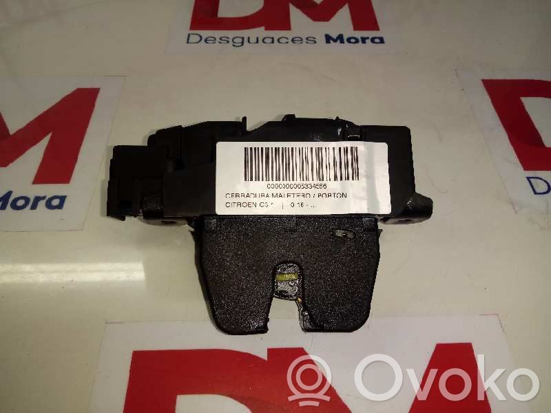 Citroen C3 Zamek klapy tylnej bagażnika 