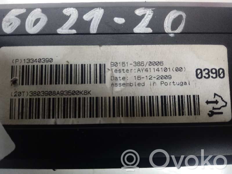 Opel Astra H Air conditioning/heating control unit