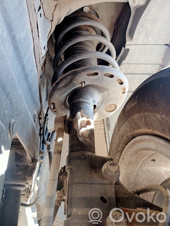 Front shock absorber with coil spring