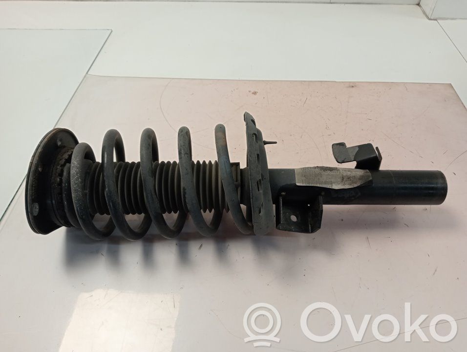 Front shock absorber with coil spring