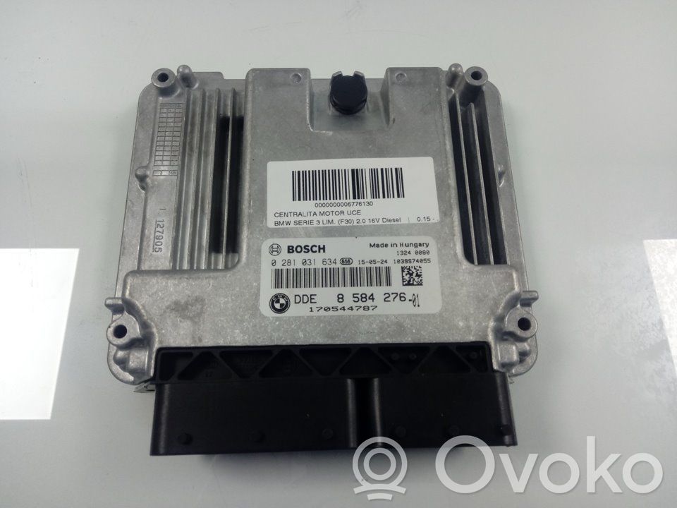 BMW 3 F30 F35 F31 Unidad de control/módulo del motor 