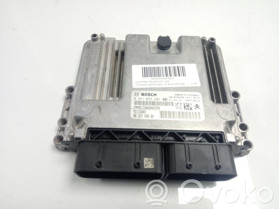 Citroen Berlingo Engine control unit/module 