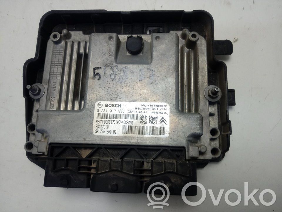 Engine control unit/module   9677030080