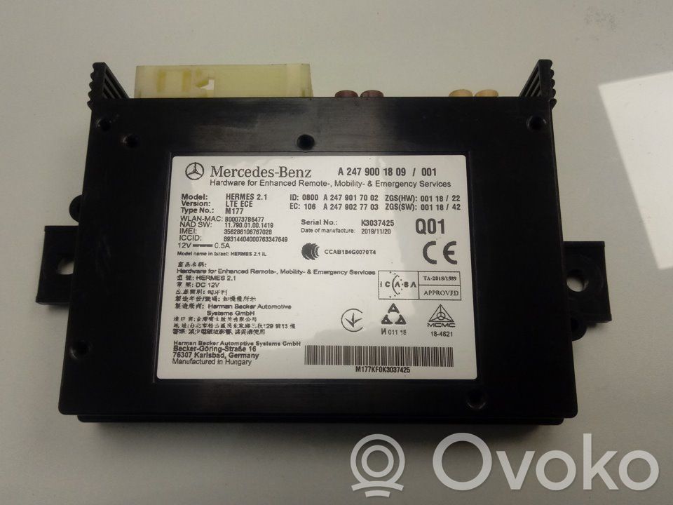 Alte unități/module de control   A2479001809