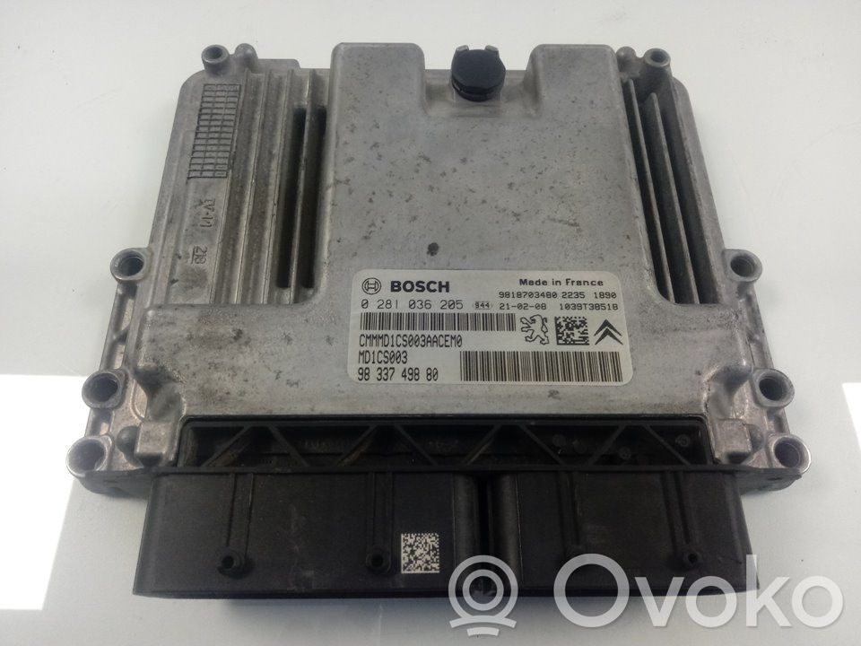 Peugeot Partner III Engine control unit/module 