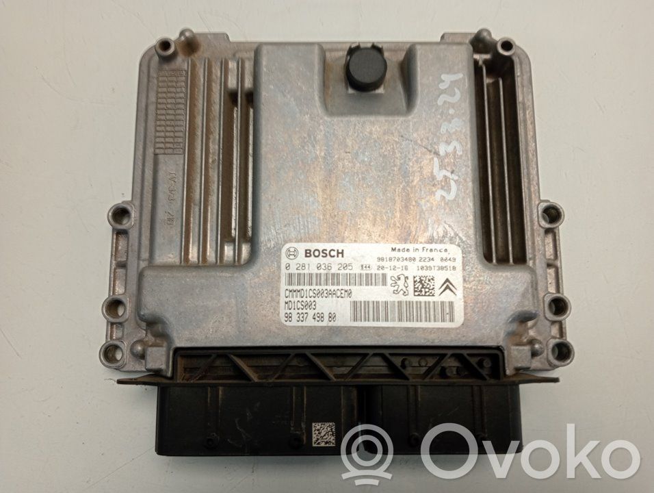 Engine control unit/module   9833749880