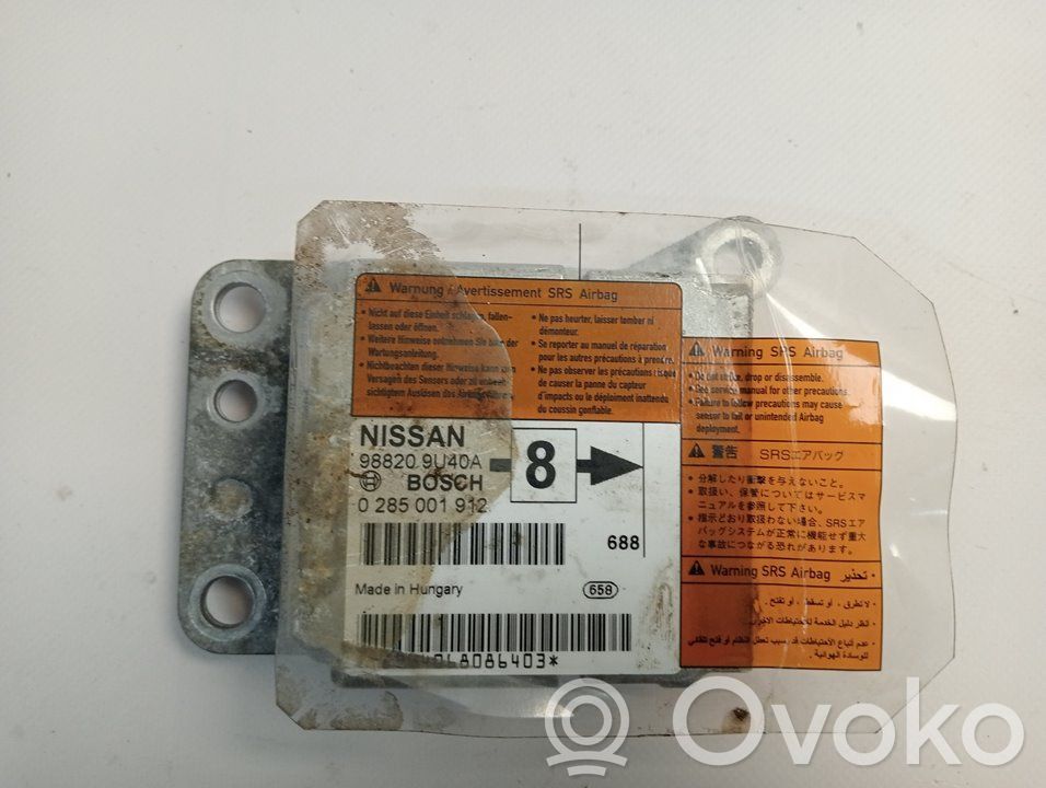 Nissan Note (E11) Unidad de control/módulo del Airbag 