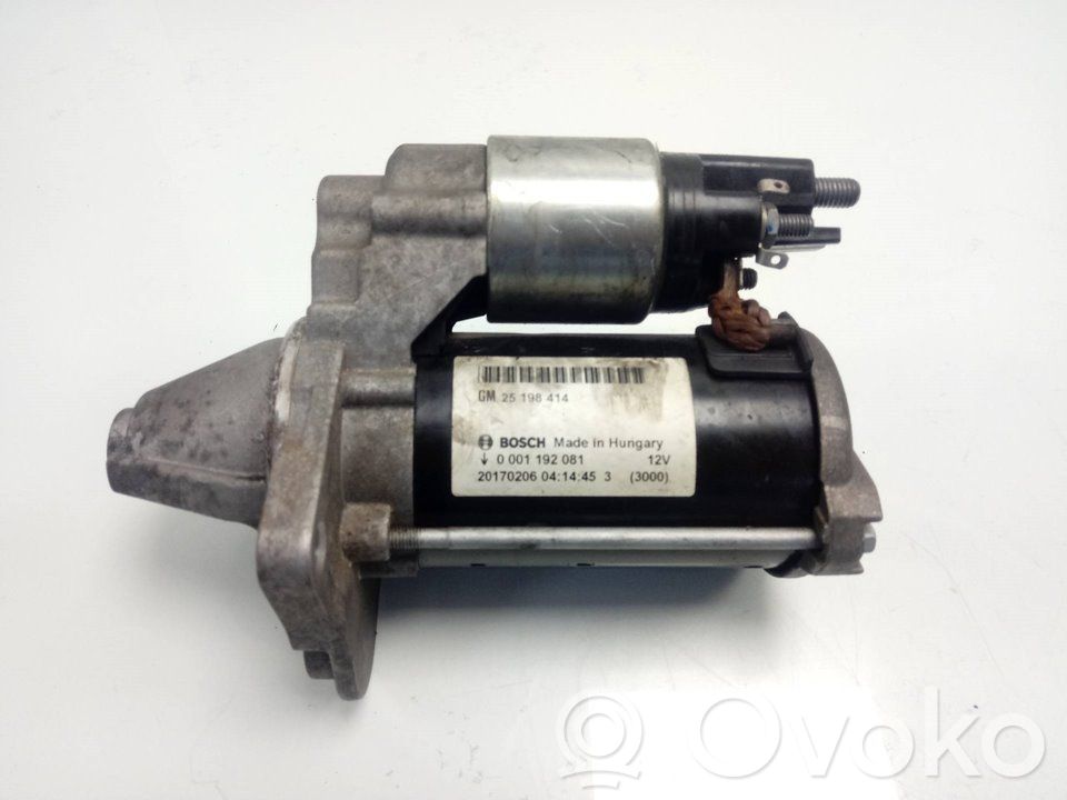 Motor de arranque   25198414