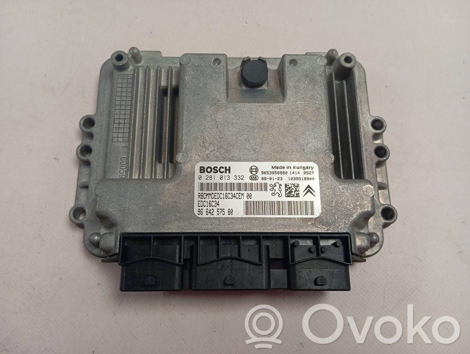 Moottorin ohjainlaite/moduuli   9664257580