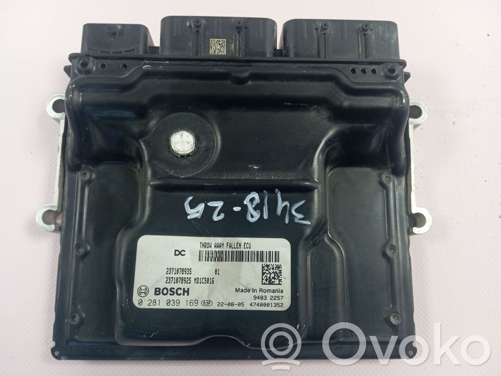 Renault Trafic III (X82) Engine control unit/module 