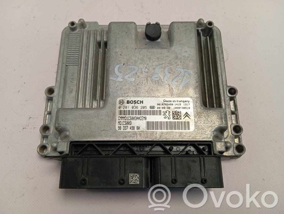 Peugeot 208 II Engine control unit/module 