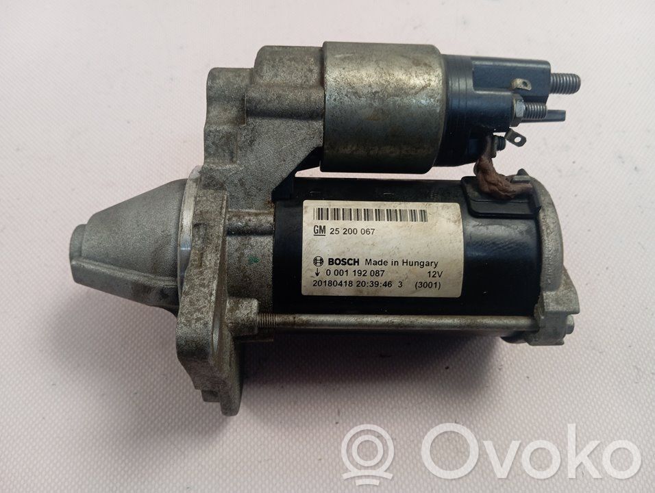 Motor de arranque   25200067