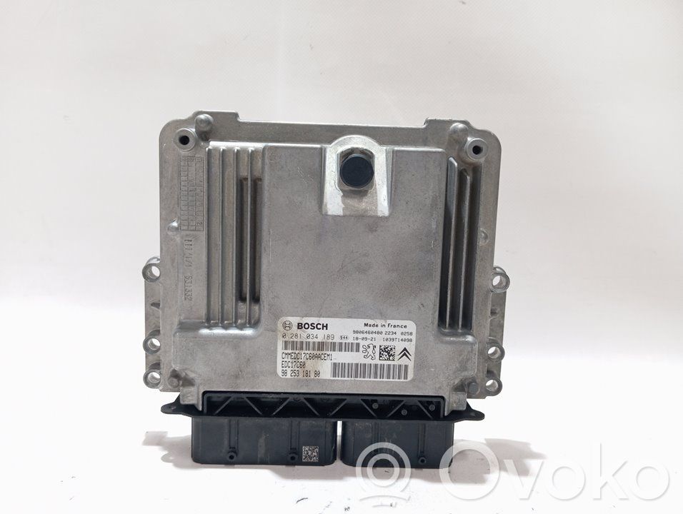 Citroen Berlingo Engine control unit/module 