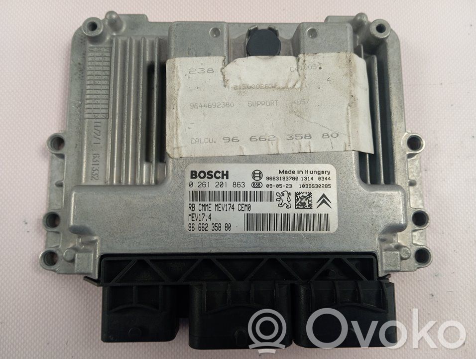 Peugeot 308 Engine control unit/module 