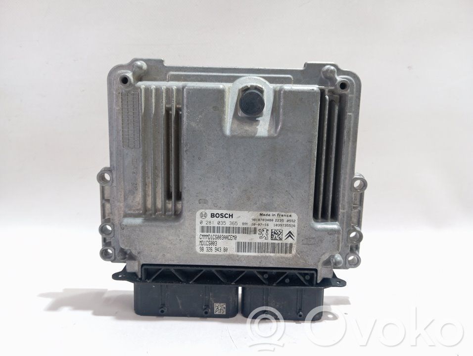 Citroen Berlingo Engine control unit/module 