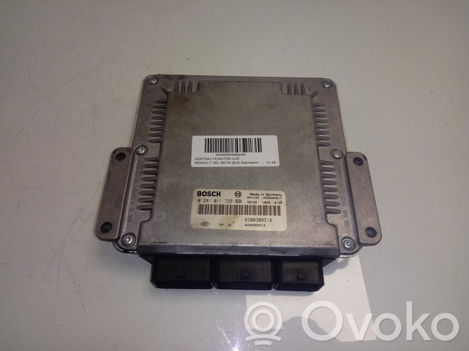 Renault Vel Satis Unidad de control/módulo del motor 