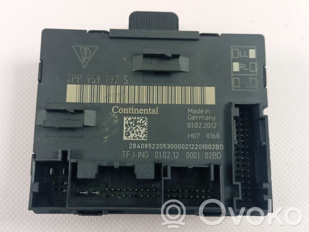 Autres unités de commande / modules   95861879203,95861879202,7PP959792S