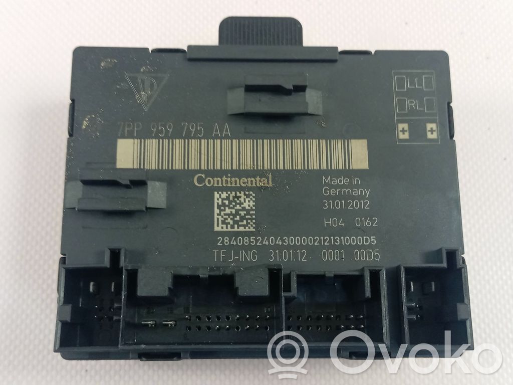 Porsche Cayenne (92A) Autres unités de commande / modules 