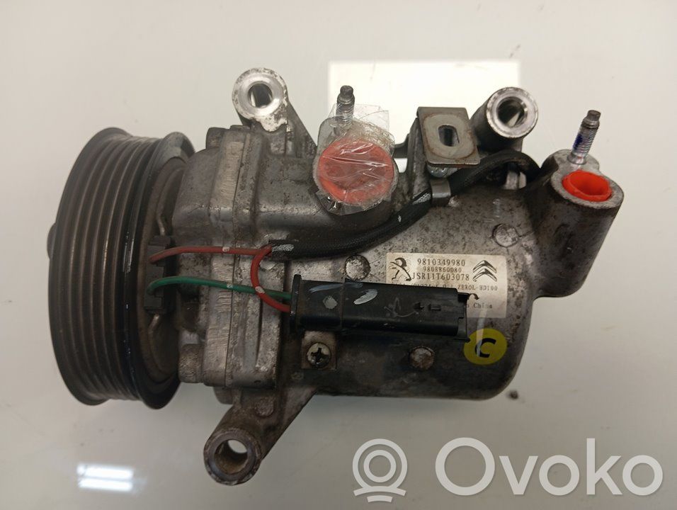 Compressore aria condizionata (A/C) (pompa)   9810349980