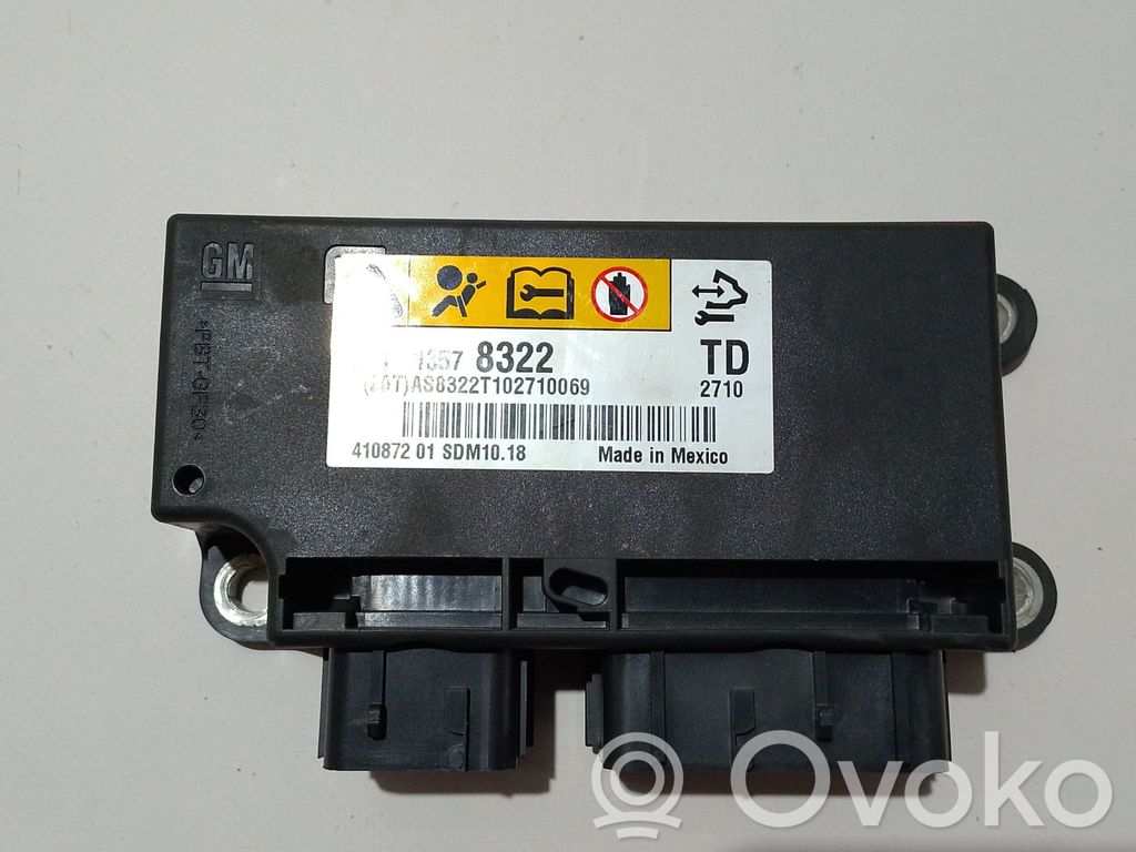 Opel Insignia A Unitate/modul de comandă airbaguri 